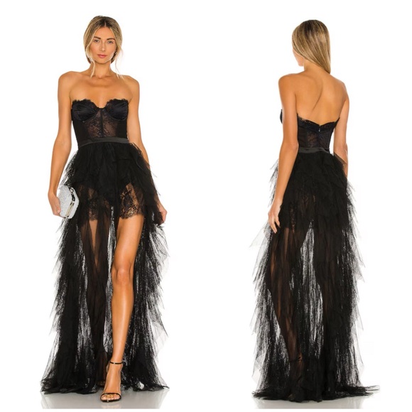 For Love And Lemons Dresses & Skirts - For Love and Lemons X REVOLVE Bustier Gown in Black Size M